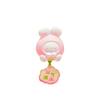 Endearing Peach You Love Water Sound Bell Keychain With Playful Animal Designs For Gifts