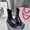 Brand New Women Ankle Boots Gothic Style Sexy Elegant Chunky Platform Shoes Woman Walking Comfy Woman Shoes Platform Shoes