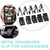 20Pcs Dashboard Trim Clip Metal Universal Easy Installation Front Console Dash Retainer Clamp Replacement Car Accessories