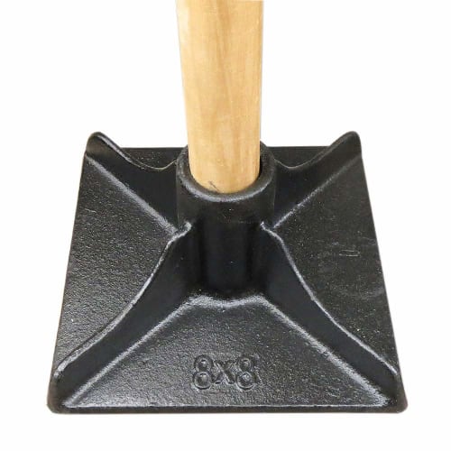Sanka Tamper with Wooden Handle, 200mm X 200mm, 715105