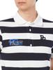 PEARLY GATES Men's Short Sleeve Polo Shirt (35th Anniversary Series Striped Pattern) / Golf / 053-4160203 121_Navy X White 4 [M]