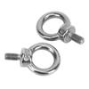 1 Pair Stainless Steel Kayak Track Mount Tie Down Eyelet Rail For Kayak Canoe Boat Bungee Cord Ropes
