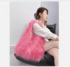 2025 NEW Wool Women's Plush Shoulder Bags Y2k Hot Girls Faux Fur Drawstring Bucket Bag Fashion Female Furry Purse Tote Handbags