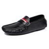 Fashion Leather Men Casual Shoes Luxury Brand Formal Men Loafers Moccasins Italian Breathable Slip On Male Boat Shoes Lightweight Flats