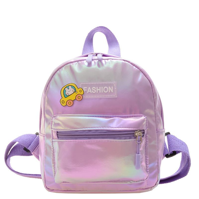 Colored Rabbit Laser Bear Letter Fashion Backpack Breathable Suitable Daily