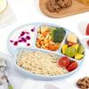 Baby Bowls with Suction Suction Plates for Toddlers Toddler Plate Baby Plate Divided Design Kids Plates with Lids Li&Zhao -