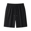 Summer Men's Ice Silk Loose Casual Sports Shorts Men's Breathable Five Quarter Pants
