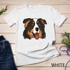 Black Tri Aussie Face Australian Shepherd Dog Unisex T-shirt