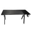 Computer Desk Non Slip Gaming Table 1.4m with Big Mouse Pad Water Cup Holder Earphone Hook