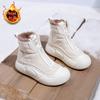 Fashion Women 2024 New Winter New Ankle Boots Fashion Designer Skateboard Shoes Ladies Casual Sports Warm Fur  Plush Short Boots Black
