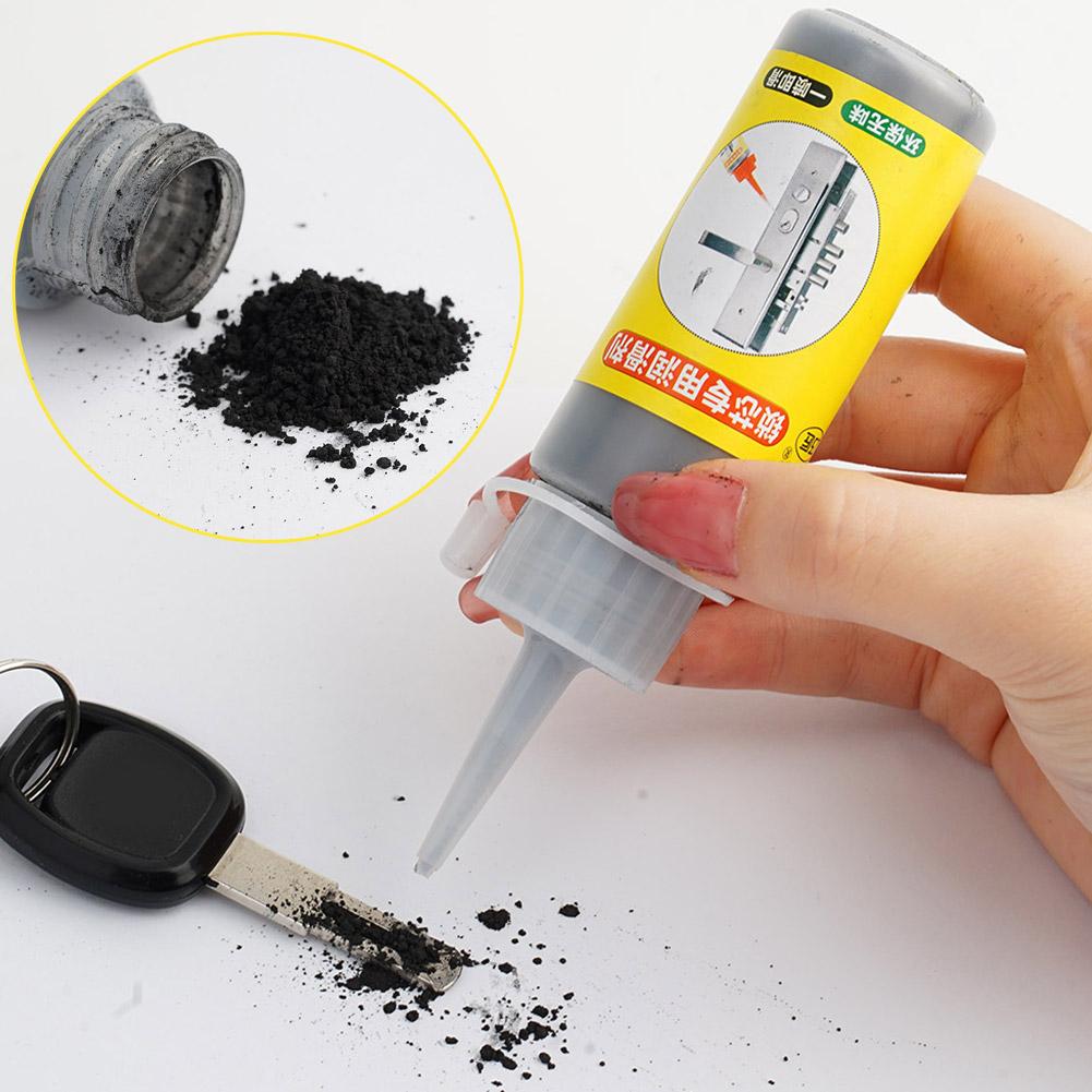60ml Graphite Powder Lubricant Natural Lock Core Keyhole Lubricant Pencil Powder For Window Keys Door Guide Hinge Lock
