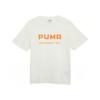 Puma Squad Classics Dance Crew Letter Print Simple Fashion Sports Casual Breathable Round Neck Short Sleeve T-Shirt Unisex Tops White 627172-65