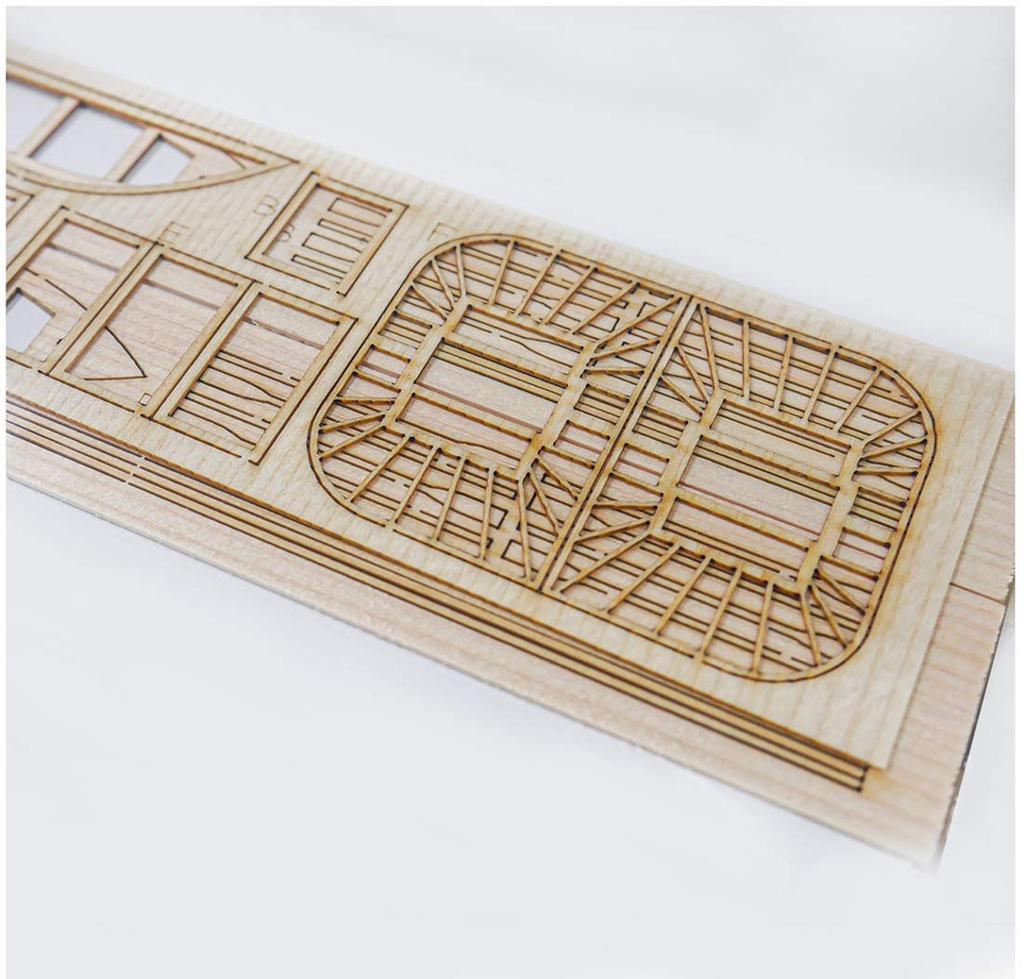 Woody Joe Kurofune Susquehanna Wooden Model Assembly Kit 1/120