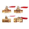 12mm Brass Full Port Hose Connector Ball Valve Switch Pipe Fittings Pipe Male To Male Thread