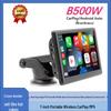 7" Portable Car Bluetooth MP5 Player with Android Auto, Rear View, Apple CarPlay, and Reversing Screen