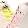 Unisex Shoelaces for Sneakers Semicircle Kids and Adult Shoelaces Without Ties Quick Lazy Metal Lock Laces