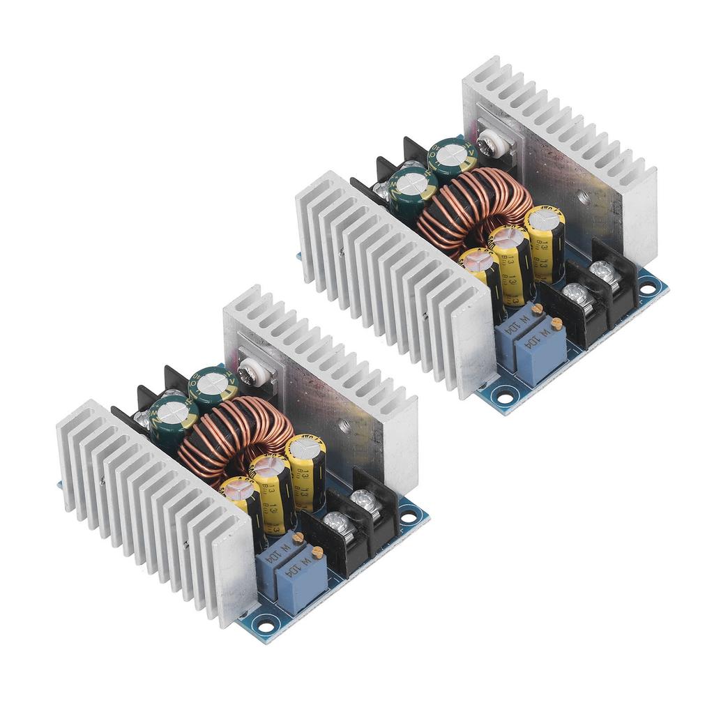 2Pcs DC To DC Buck Converter Voltage Regulator Board 6‑40V To 1.2‑35V 300W 20A Set Kit