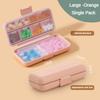 PP+silicone Travel Pill Organizer Double Sealing Medicine Container Case Medicine Box  Travel