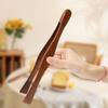 Wooden Kitchen Tongs Anti-slip Handle Food Tongs Durable Cake Clip