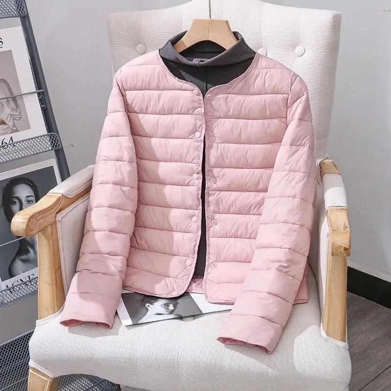 Women's Winter Plus Sizes Slim Warm Padded Jacket Light and Comfortable Short Tops Thin Loose Female Outerwear