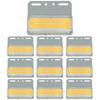 MARUHADO 10pcs Truck Side Markers, 24v LED Explosive Downlight, Shoulder Light, Car Side Light,