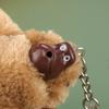 Cute Girl Plush Fur Monkey Key Chain Orangutan Keychain On Pant Women Bag Car Trinket Female Toy