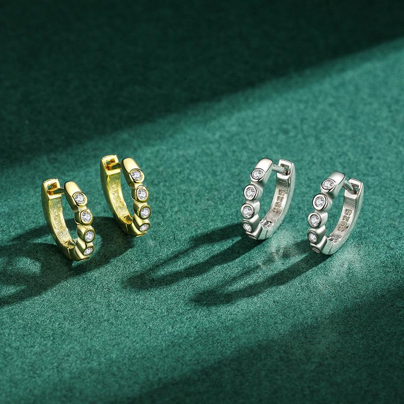 Tancise 925 Sterling Silver Zircon Earrings Drop Earrings For Women Wedding Party Gifts