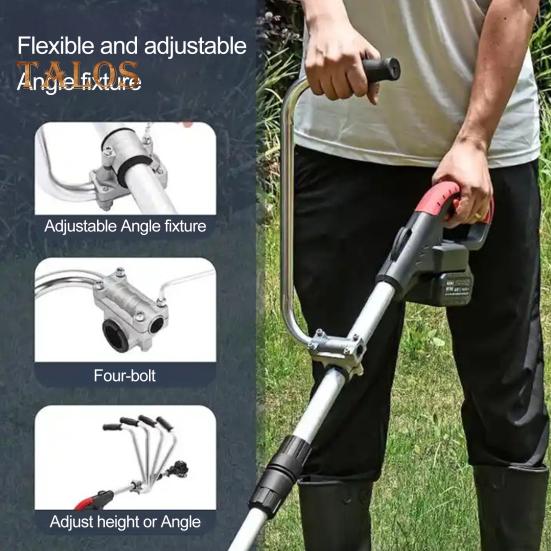 Weeder Auxiliary Handle Lawn Trimmer Grip Universal Fit Ergonomic Design Simple Installation Weed Eater Handle Replacement Part