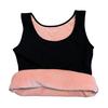 Winter Women Thermal Vest Seamless Plush Fast Temperature Lock Round Neck Slim Fit Elastic