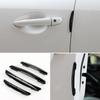4Pcs Universal Car Door Edge Anti-collision Strip Scratch Protector Strip Car Protective Stickers Car Exterior Accessories