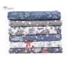 DIY Cotton 6Pcs 25cmx20cm Floral Print Kid Baby Face Cover Cloth Sewing Material
