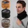 Fleece-Lined Winter Scarf - Soft, Warm & Windproof Neck Gaiter for Men and Women, Easy-to-Wear Solid Color Design
