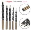 Step Drill Bit High Speed Steel Drill Bits for Sheet Metal Hole Drilling Cutting Multi Size Hole Stepped Up Drill Bit
