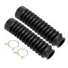 2PCS Motorcycle Rubber Front Fork Dust Cover Gaiters Gators Boots Universal UK