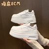 8Cm Height Increase Little White Shoes Women's Autumn New Thick Baseplate Shoes Versatile Small Casual Sports Shoes