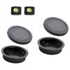 ULBTER Front Body Cap and Rear Lens Cap Cover for Canon EOS Rebel T7 T6 T5 T8i T7i T6i SL3 SL2 5D Mark 6D Mark EOS 77D 7D Mark 1D X Mark EF/EF-S