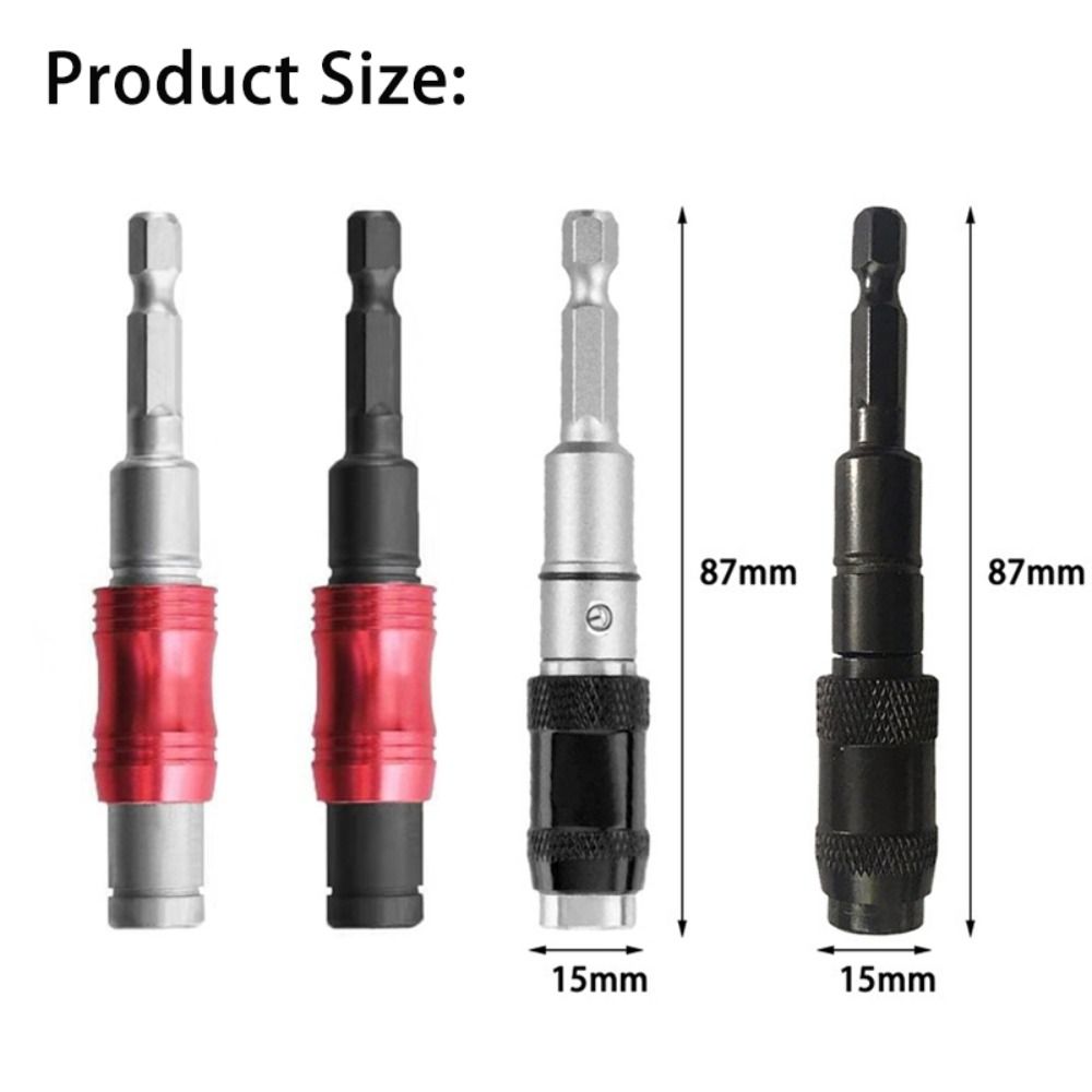 Drill Bit Holder Guide Drill Hand Tool Magnetic Bit Tip Holder Screwdriver Drill Extensions Adapter