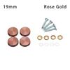 Hardware Decoration Screw Covers Mirror Fasteners Screws Decorative Cap Mirror Fixing Nails