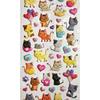 Reusable Stickers - 3D Relief - Cute Kittens - Glitter
