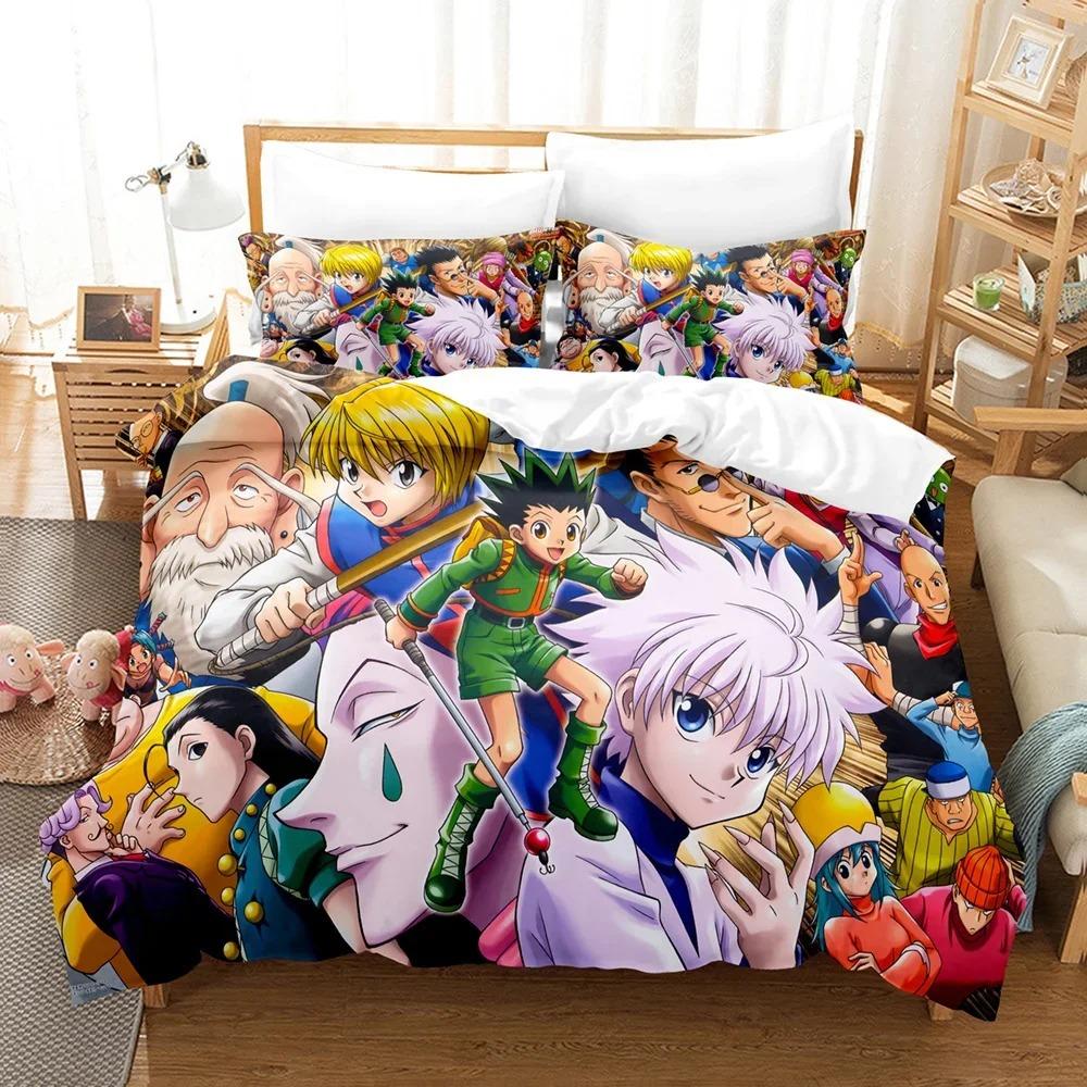 Hunter X Hunter 3D Print Duvet Cover Set Bedding Set Japanese Anime Twin Queen King Quilt Cover Pillowcases Home Decor