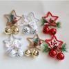 Snowflake Bells Christmas Decoration Pendant Bow Pentagram Bells Hall Decoration Home Christmas Tree Pendant