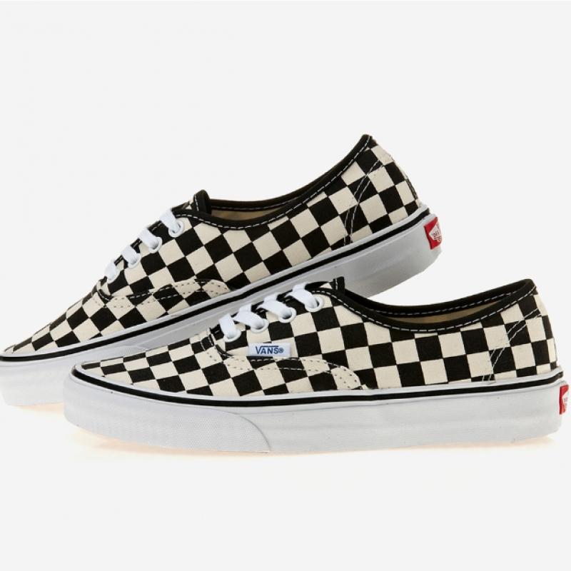 Vans Authentic   Golden Coast Black White Checker Vn 0w4ndi0   Golden Coast  Black White Checker