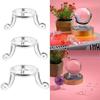 5Pcs Transparent Crystal Ball Base Photography Props Glass Sphere Holder Acrylic Glassball Base Display Stand Home Decoration