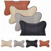 PU Leather Auto Seat Head Neck Rest Cushion PU Leather Headrest Pillow Pad  Car Accessories
