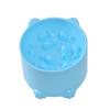 ABS Elevated Cat Slow Feeder Bowl Slow Eating Cat Puzzle Feeders Tilted Raised Anti Vomiting Cat Feeding Bowls For Home Pet