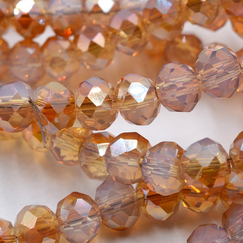 Dark Red Series Shining Multicolor 4/6mm Crystal Beads Rondelle Shape Jewelry Findings Earring Glass Quartz Charms Bracelet Accessories