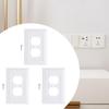 3 Pack Electrical Outlet Faceplates, Easy Installation Covers