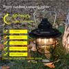 Outdoor Retro Camping Light LED Camping Light Atmosphere Light Tent Horse Lantern Multi-functional Rechargeable Camp Lighting Hanging Light