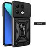 Funda for Redmi Note 13 4G Case Slide Camera Ring Stand Protect Phone Cover for Xiaomi Redmi Note 13 4G Armor Capa