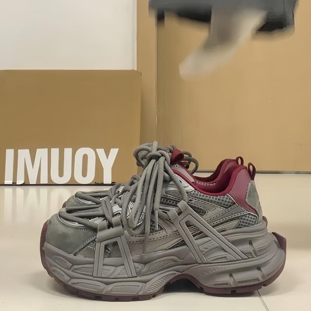 Sneakers British Style Autumn and Winter New Platform Dad Shoes Casual, Light and Comfortable Versatile Niche Women's Shoes